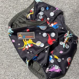 LIL HELPER SPACE DINOS SWIM DIAPER - LIKE NEW